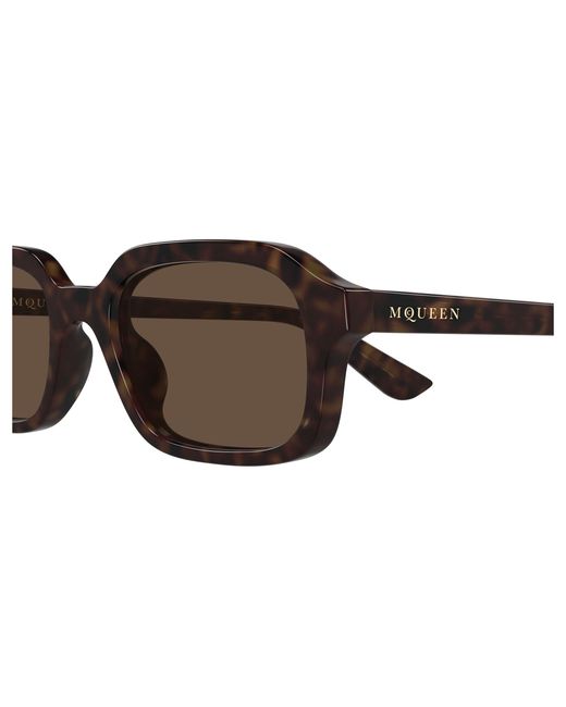 McQueen Black Am0558S 002 Sunglasses Acetate Squared for men