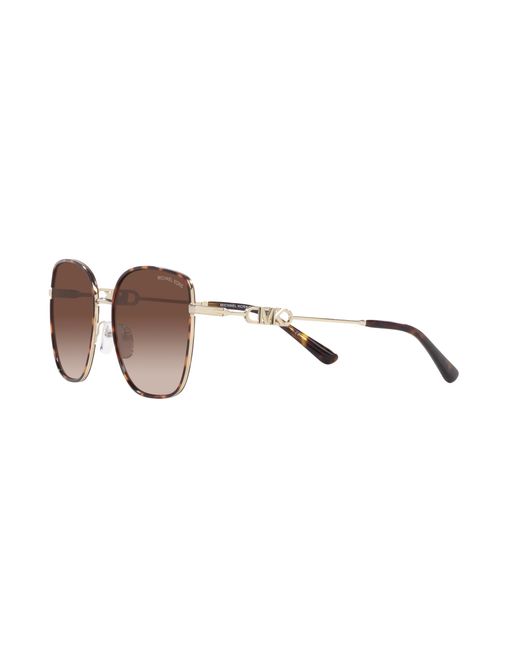 Michael Kors Black Mk1129J Empire Square 2 101413 Sunglasses Metal Squared Normal Nuanced