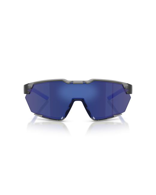 FERRARI SCUDERIA Black Fz6018U 524/87 Sunglasses Injected Geometric Mirrored for men