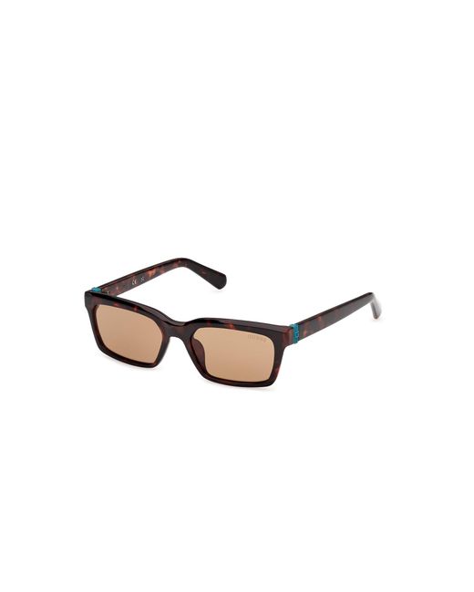 Guess Black Gu00314 52E Sunglasses Injected Squared Normal