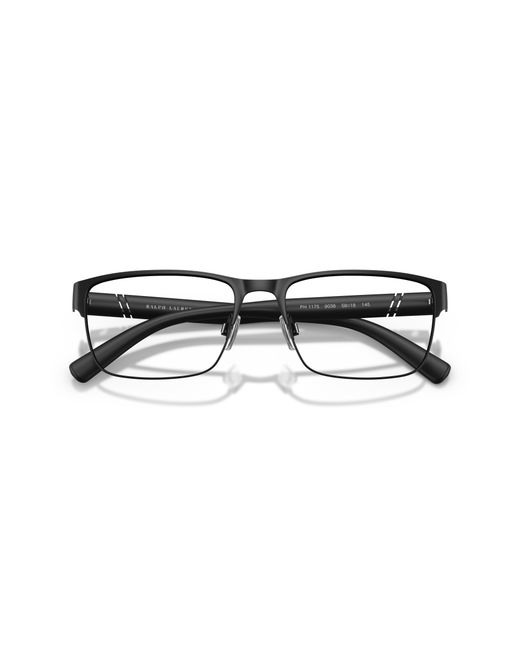 Polo Ralph Lauren Black Ph1175 9038 Optical Frames Metal Squared Normal for men