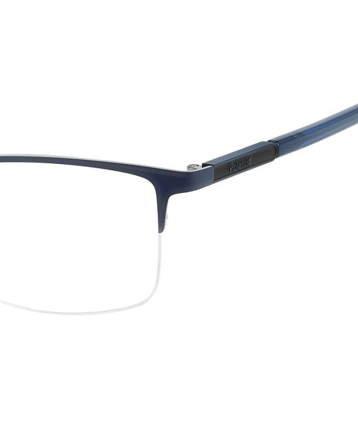 Polaroid Black Pld D599 Ku0 Optical Frames Metal Squared Normal for men
