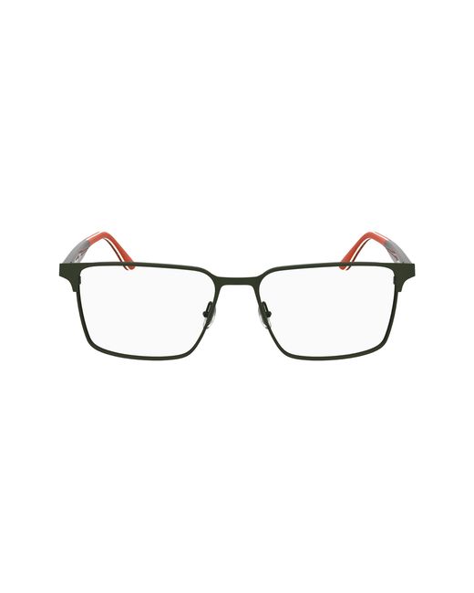 Lacoste Black L2314 035 Optical Frames Metal Squared Normal for men