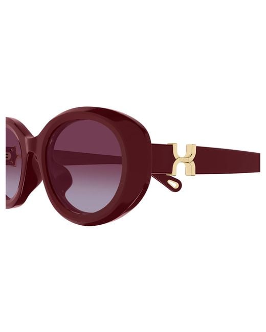 Chloé Black Ch0323Sk 004 Sunglasses Acetate Round