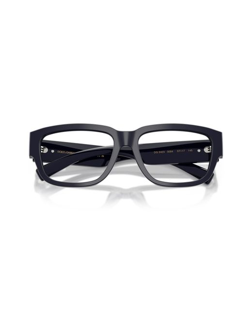 Dolce & Gabbana Black Dg3423 501 Optical Frames Acetate Squared Normal for men