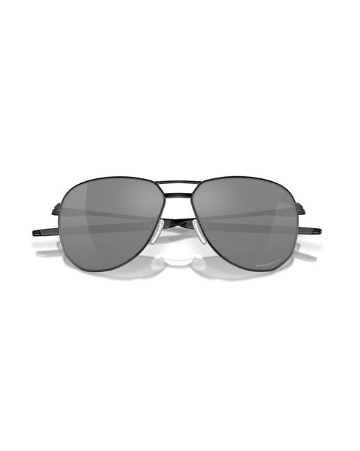 Oakley Black Oo4147 Contrail 414704 Sunglasses Metal Round Polarized Prizm for men