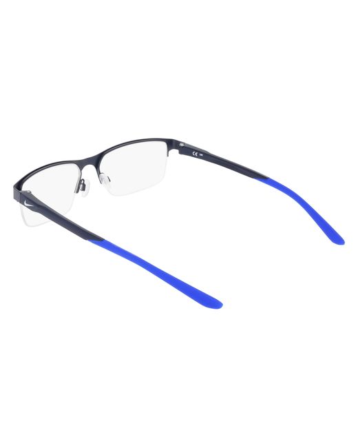 Nike Black 8159 411 Optical Frames Metal Squared Normal for men