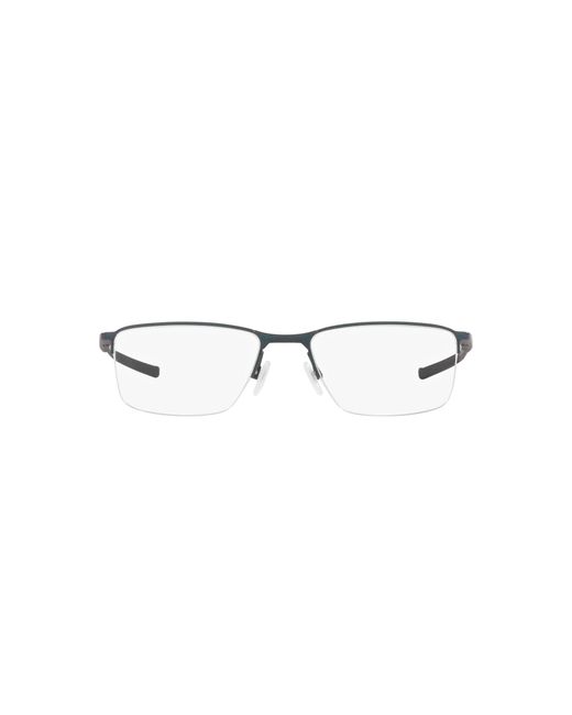 Oakley Black Ox3218 Socket 5.5 321812 Optical Frames Metal Transparent Squared Normal for men
