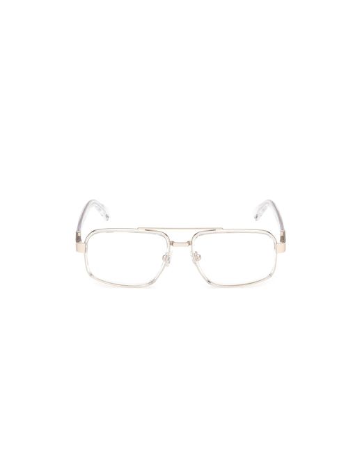 Guess Black Gu50372 026 Optical Frames Metal Squared Normal for men
