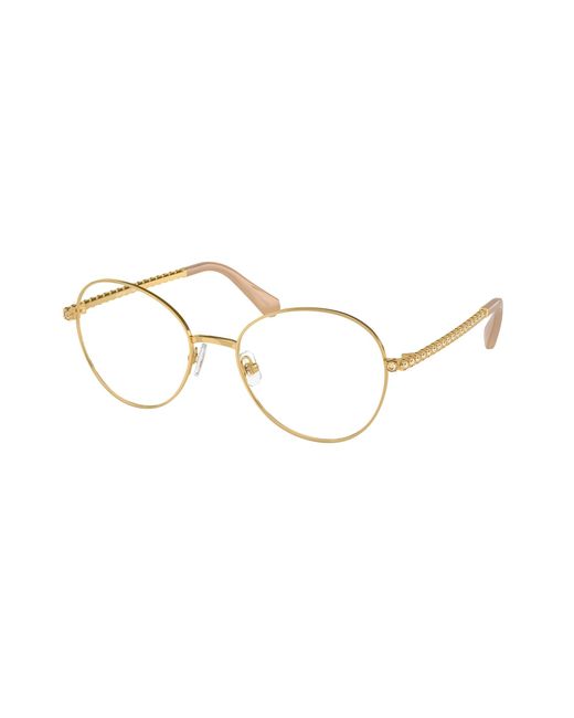 Swarovski Black Sk1013 4004 Optical Frames Metal Round Normal