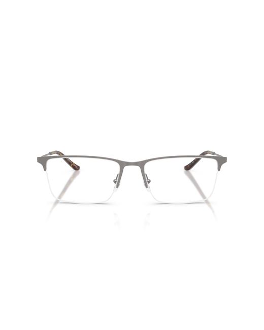 Emporio Armani Black Ea1171 3003 Optical Frames Metal Squared Normal for men