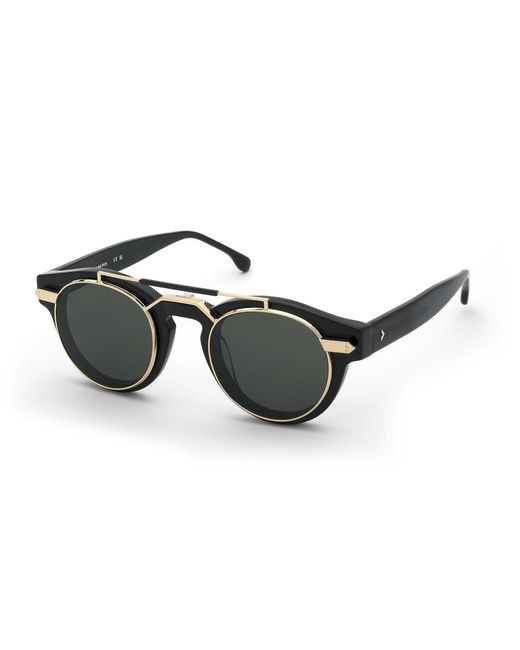 Lozza Black Ul4375 Elba 2 700Y Optical Frames Acetate Smoke Pantos Normal for men