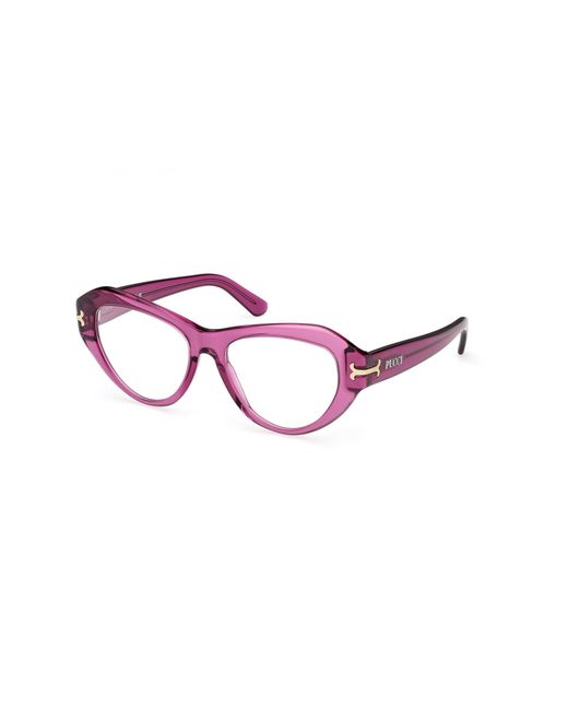 Emilio Pucci Black Ep5263 081 Optical Frames Acetate Cat Eye Normal