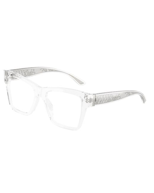 Dolce & Gabbana Black Dg3411 3133 Optical Frames Acetate Squared Normal