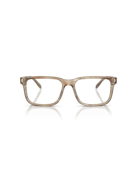Emporio Armani Black Ea3218 5099 Optical Frames Acetate Squared for men