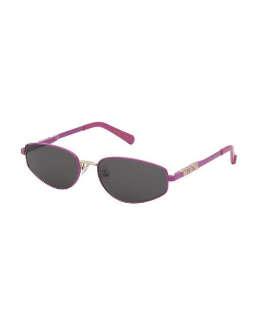 Barrow Black Sba018 Sweepout 321 Sunglasses Metal Smoke Geometric Normal