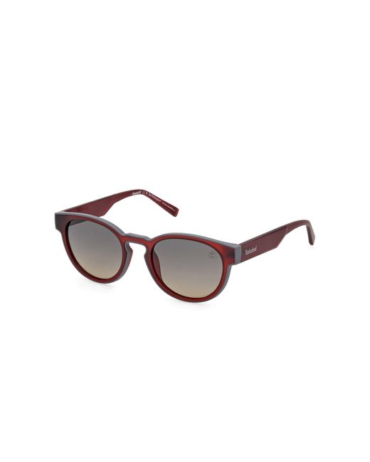 Timberland Black Tb00026 67R Sunglasses Injected Round Polarized for men