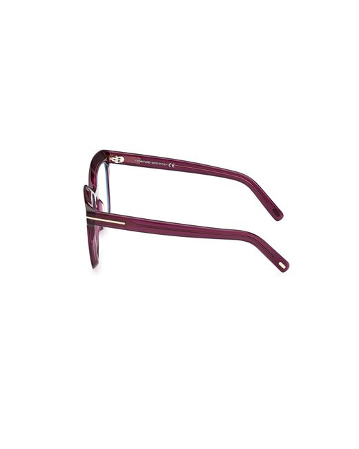 Tom Ford Black Ft5880-B 081 Optical Frames Acetate Squared Normal