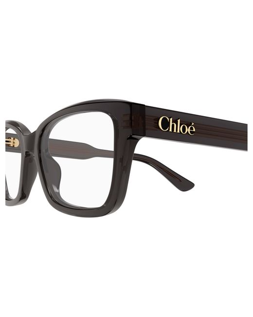 Chloé Black Ch0380O 001 Optical Frames Acetate Transparent Cat Eye
