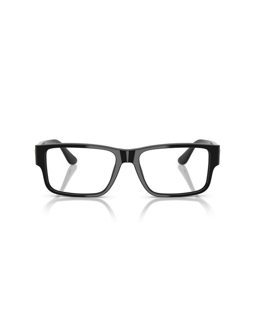 Versace Black Ve3342 5360 Optical Frames Acetate Squared Normal for men