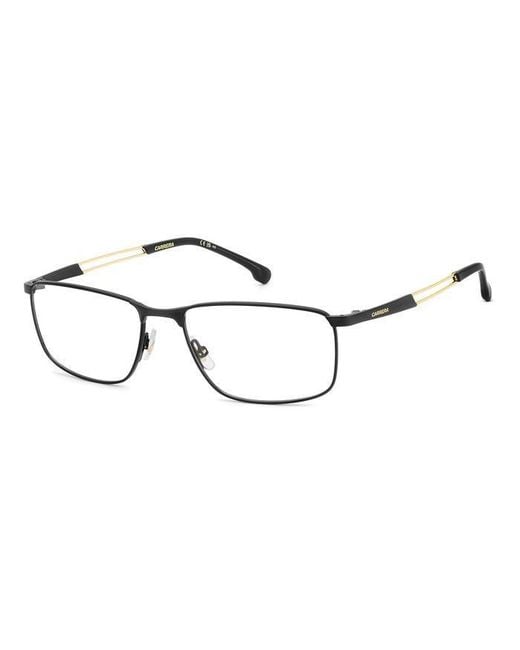 Carrera Black 8900 I46 Optical Frames Metal Squared for men