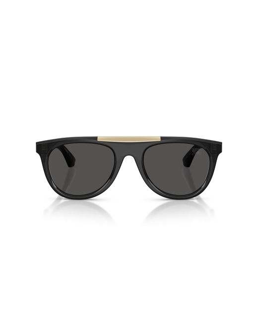 Burberry Black Be4452U 411287 Sunglasses Injected Pilot Normal for men