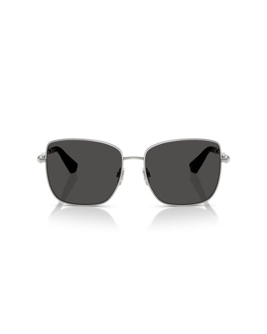 Burberry Black Be3158 100587 Sunglasses Metal Squared Normal