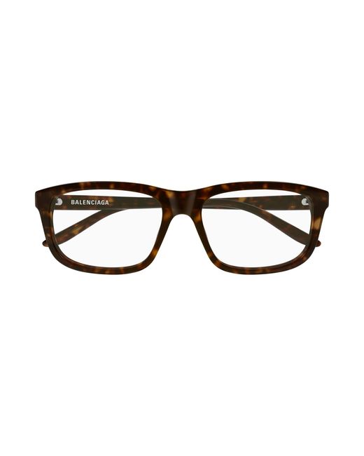 Balenciaga Black Bb0438O 002 Optical Frames Acetate Transparent Squared for men