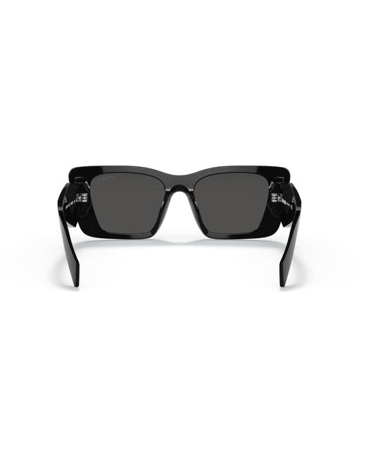 Prada Black Pr 08Ys 1Ab5S0 Sunglasses Acetate Butterfly Normal