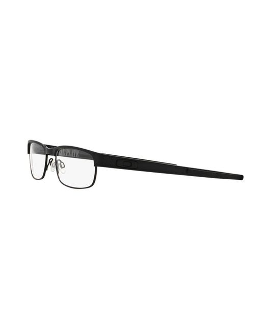 Oakley Black Ox5038 Metal Plate 22-198 Optical Frames Titanium Squared Normal for men