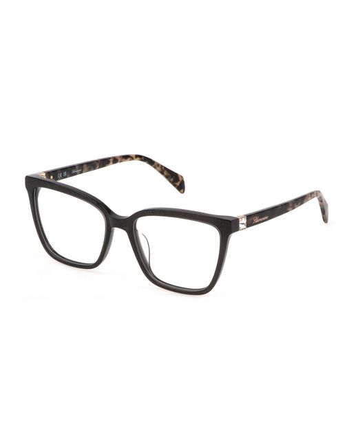 Blumarine Black Vbm855S 0Gbm Optical Frames Acetate Squared