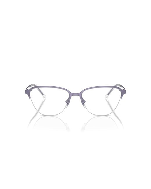 Emporio Armani Black Ea1161 3383 Optical Frames Metal Transparent Geometric Normal
