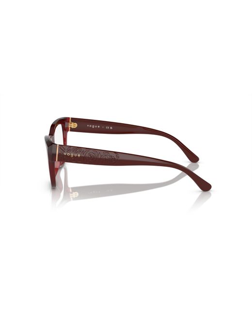 Vogue Eyewear Black Vo5528 3094 Optical Frames Nylon Cat Eye Normal