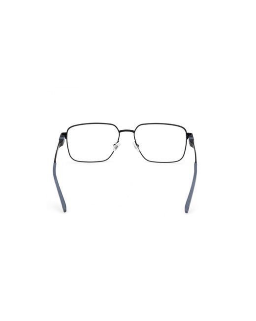 Timberland Black Tb50068 002 Optical Frames Metal Squared Normal for men