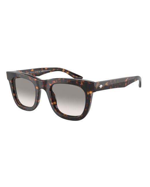 Giorgio Armani Black Ar8171 587932 Sunglasses Acetate Squared Normal Shaded for men