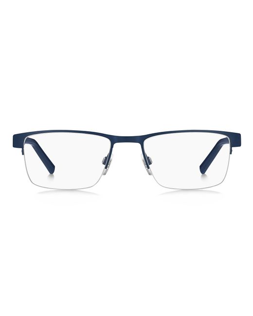 Tommy Hilfiger Black Th 1996 003 Optical Frames Steel Squared for men