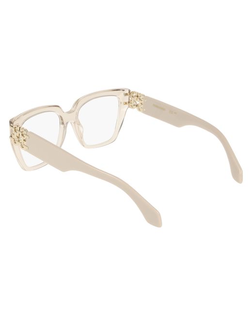 Ferragamo Black Sf3041E 259 Optical Frames Acetate Squared Normal