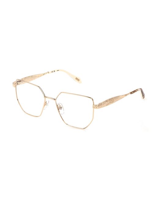 Just Cavalli Black Vjc192 300Y Optical Frames Metal Geometric
