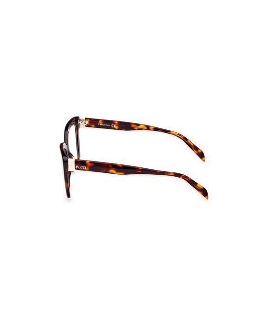 Emilio Pucci Black Ep5224 054 Optical Frames Acetate Squared Normal