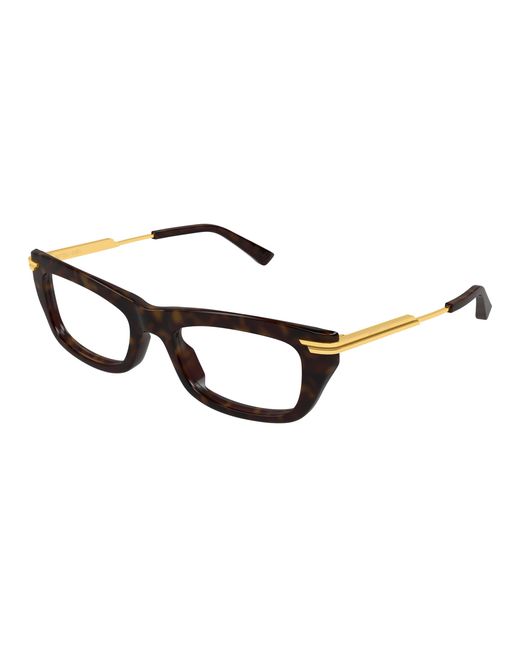 Bottega Veneta Black Bv1371O 002 Optical Frames Acetate Transparent Squared
