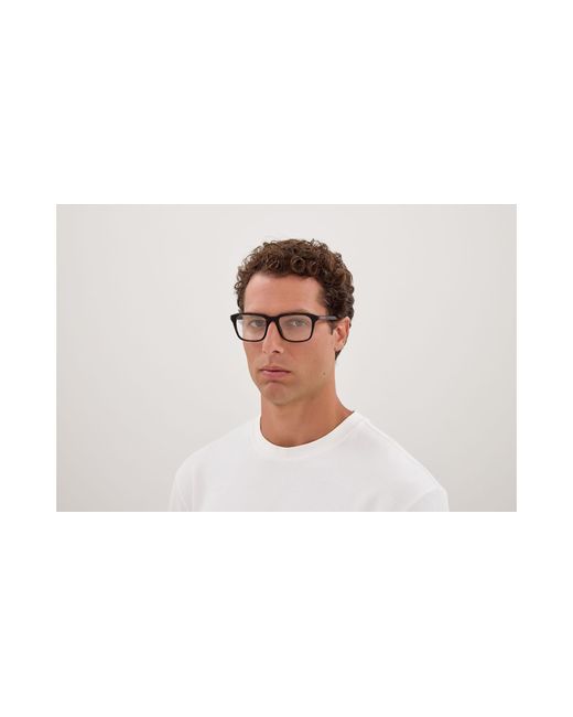 Gucci Black Gg2081O 006 Optical Frames Acetate Transparent Squared for men