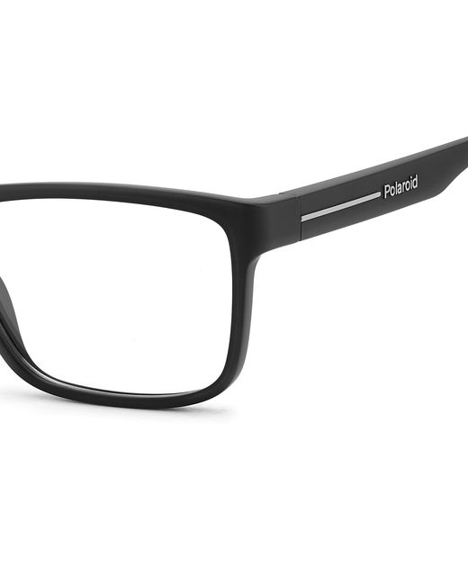 Polaroid Black Pld D569 O6W Optical Frames Eco-Poliame Squared Normal for men