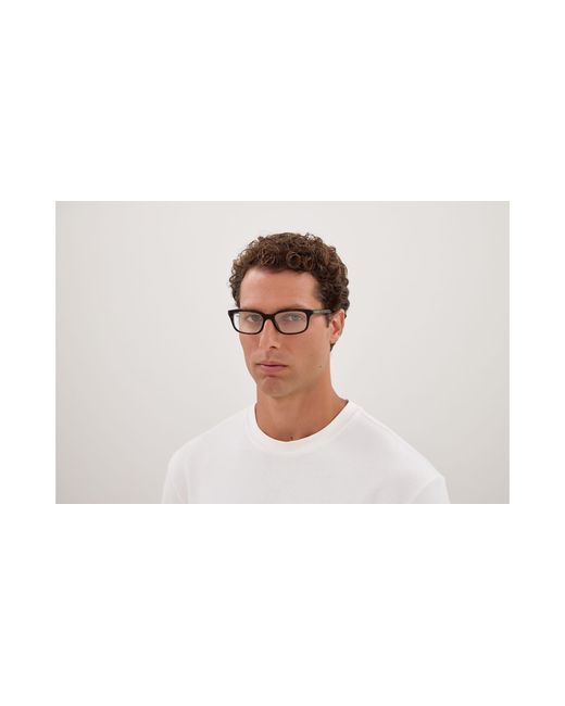 Gucci Black Gg2082O 006 Optical Frames Acetate Transparent Squared for men