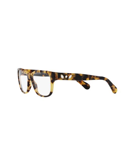 Swarovski Black Sk2007 1009 Optical Frames Acetate Transparent Pillow Normal