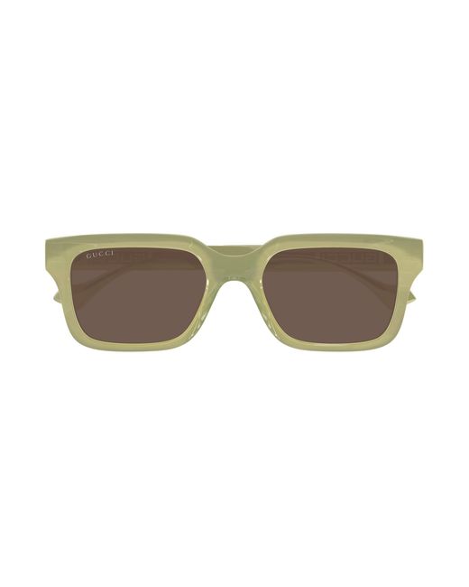 Gucci Black Gg1732Sk 003 Sunglasses Injected Squared for men