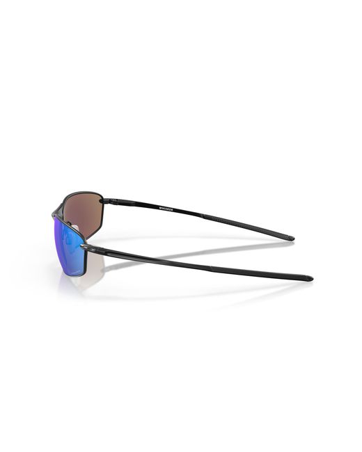 Oakley Black Oo4141 Whisker 414114 Sunglasses Metal Sapphire Round Prizm for men