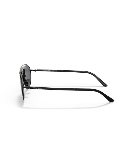 Giorgio Armani Black Ar6116 300187 Sunglasses Metal Round for men