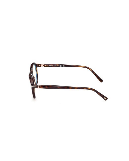Tom Ford Black Ft5980-B 052 Optical Frames Acetate Squared Normal for men