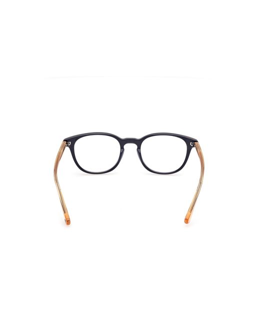 Web Black We5455 092 Optical Frames Acetate Round Normal for men