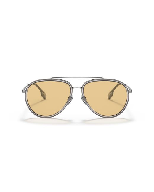 Burberry Black Be3125 Oliver 1003/8 Sunglasses Metal Pilot Normal for men